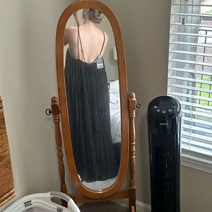 Everlane Tiered Black Maxi Dress